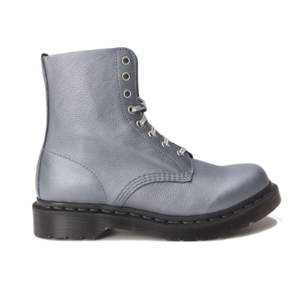Dr. Martens Women’s 1460 Pascal Boots Grey Combat Boots 6 - Picture 1 of 11